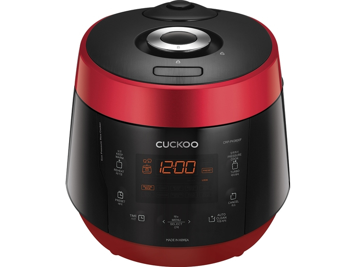 Nồi cơm điện Cuckoo 1.08 lít CRP-PK0600F mặt chính diện Nồi cơm điện Cuckoo 1.08 lít CRP-PK0600F mặt chính diện