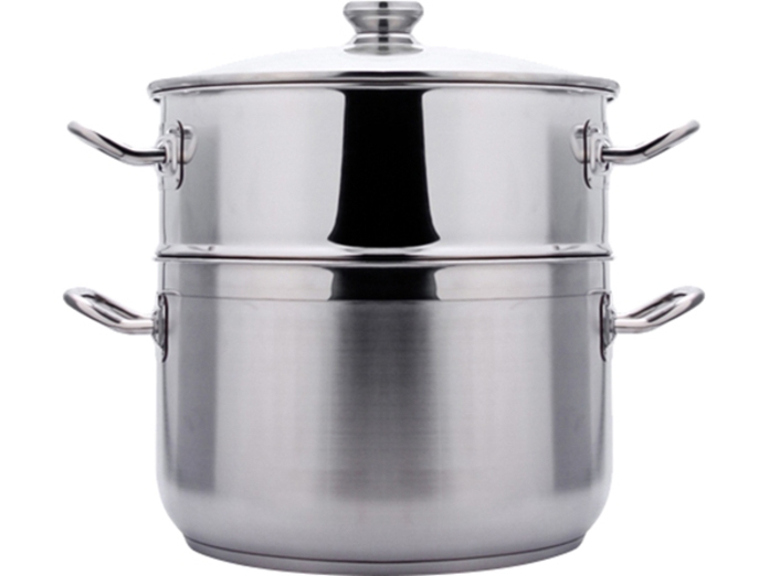 BỘ 2 NỒI XỬNG FIVESTAR 28CM NK ST28-3DG mặt chính diện BỘ 2 NỒI XỬNG FIVESTAR 28CM NK ST28-3DG mặt chính diện
