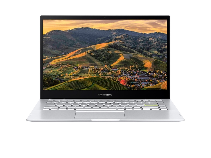 Laptop Asus Vivobook Flip TP470EA-EC027T mặt chính diện