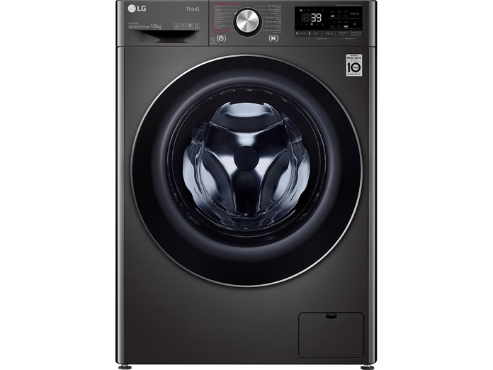 Máy giặt LG Inverter 10 kg FV1410S3B mặt chính diện