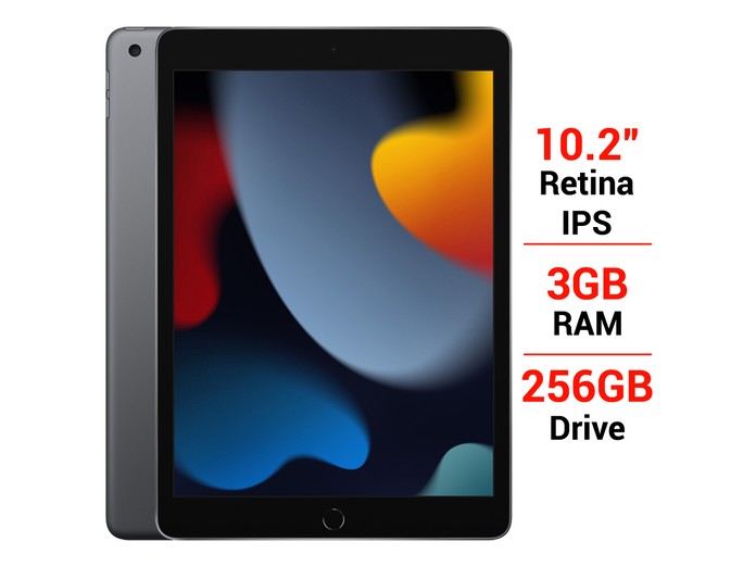 iPad Gen 9 Wifi 256GB 10.2 inch MK2N3ZA/A Xám (2021) giá tốt tại Nguyễn Kim