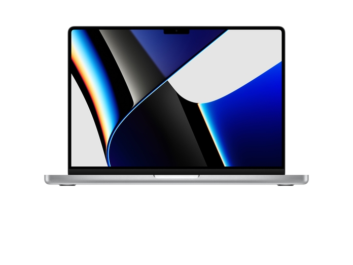 Macbook Pro 14'' M1 Pro 2021 8-core MKGR3SA/A Bạc mặt chính diện
