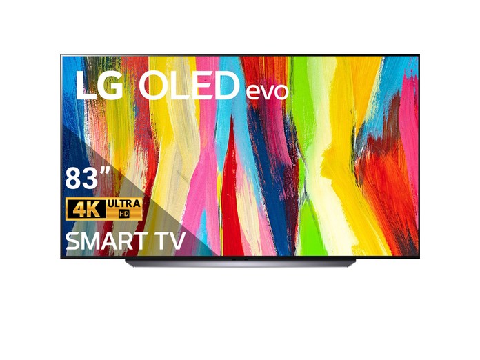 Smart Tivi OLED LG 4K 83 inch OLED83C2PSA mặt chính diện