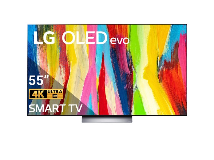 Smart Tivi OLED LG 4K 55 inch OLED55C2PSA mặt chính diện