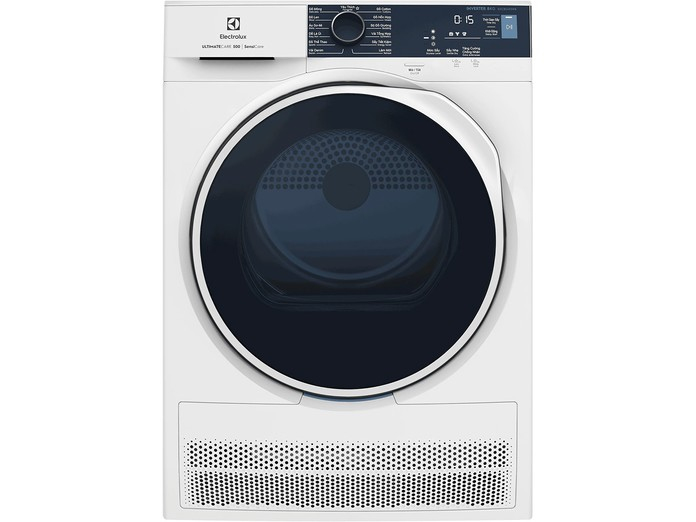 Máy sấy quần áo Electrolux Inverter 8 kg EDC804P5WB mặt chính diện
