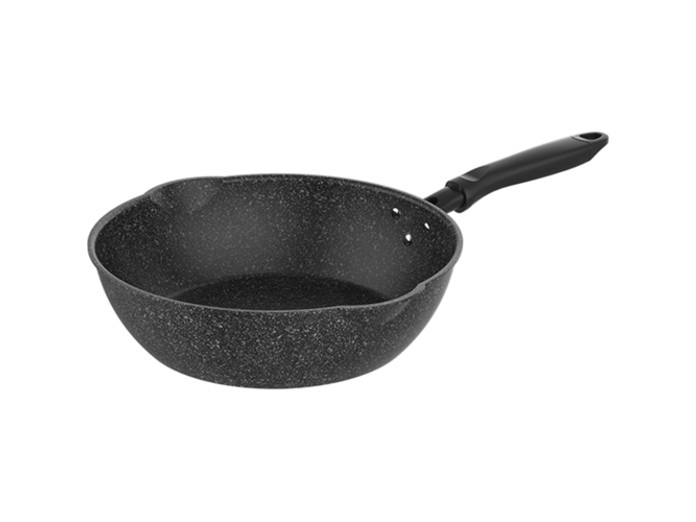 Chảo sâu chống dính Sunhouse 28cm SHS28MRD mặt nghiêng Chảo sâu chống dính Sunhouse 28cm SHS28MRD mặt nghiêng