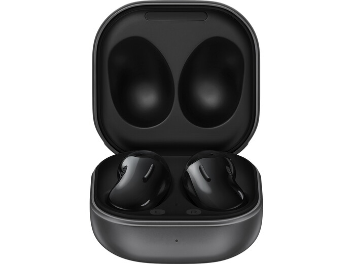 Tai nghe SamSung Galaxy Buds Live R180 Xám hộp mở chính diện