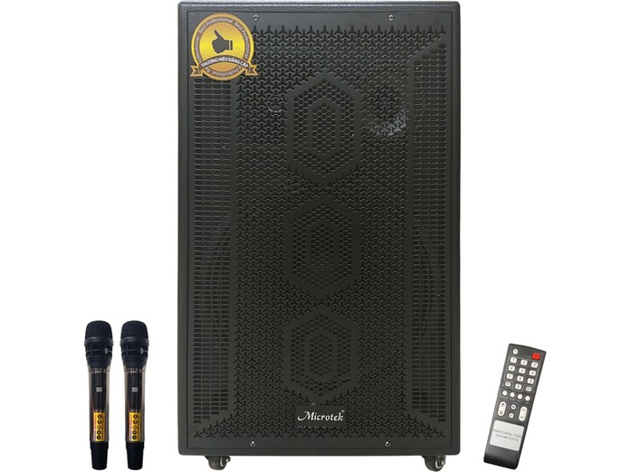 Loa Karaoke di động Microtek F15 chính diện