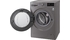 Máy giặt LG Inverter 9 kg FC1409D4E mặt nghiêng trái cửa mở