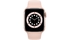 Apple Watch S6 LTE 40mm vỏ nhôm dây cao su Hồng mặt chính diện