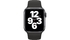 Apple Watch SE GPS 40mm Vỏ nhôm Dây cao su Đen mặt chính diện