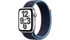 Apple Watch SE LTE 44mm Vỏ nhôm Dây vải Xanh navy mặt nghiêng trái