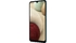 Điện thoại Samsung Galaxy A12 128GB Xanh mặt chính diện nghiêng phải