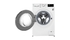 Máy giặt LG Inverter 11 kg FV1411S5W mặt chính diện cửa mở