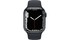 Apple Watch S7 LTE 41mm viền nhôm dây cao su Đen mặt chính diện