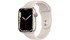 Apple Watch S7 LTE 45mm viền nhôm dây cao su Trắng mặt nghiêng